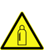 DIN 4844-2 Warnung vor Gasflaschen D-W019.png