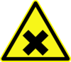 D-W018 Warnung vor gesundheitsschaedlichen oder reizenden Stoffen.svg